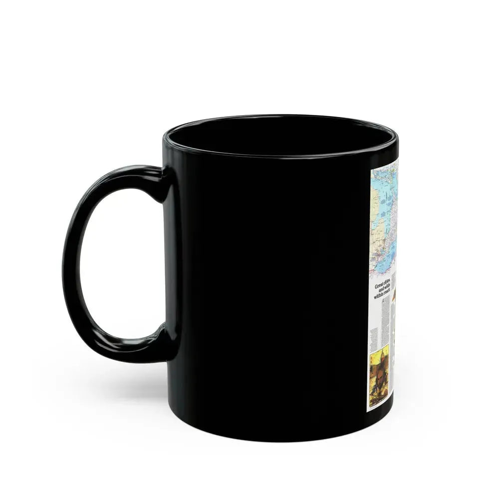 Canada - Ontario, Great Cities (1978) (Map) Black Coffee Mug - Go Mug Yourself