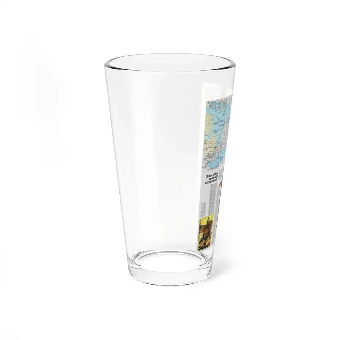 Canada - Ontario, Great Cities (1978) (Map) Pint Glass 16oz - Go Mug Yourself
