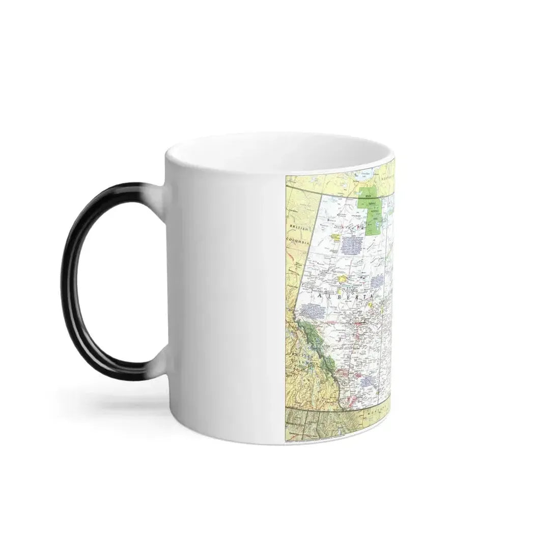 Canada - Prairie Provinces 1 (1995) (Map) Color Changing Mug 11oz - Go Mug Yourself