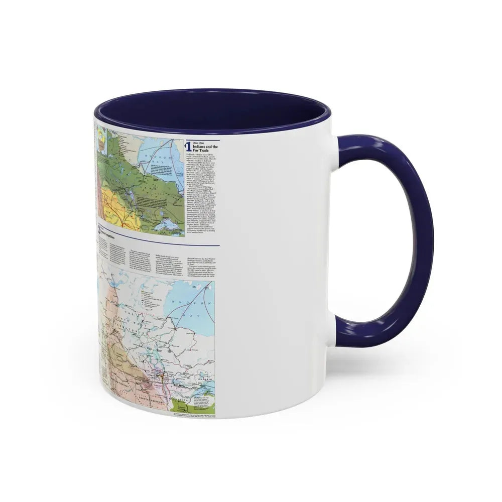 Canada - Prairie Provinces 2 (1995) (Map) Accent Coffee Mug - Go Mug Yourself