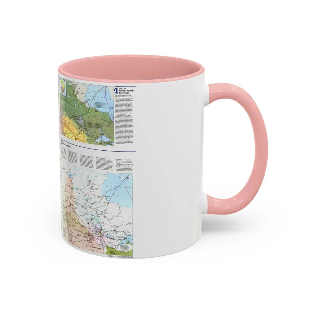 Canada - Prairie Provinces 2 (1995) (Map) Accent Coffee Mug - Go Mug Yourself