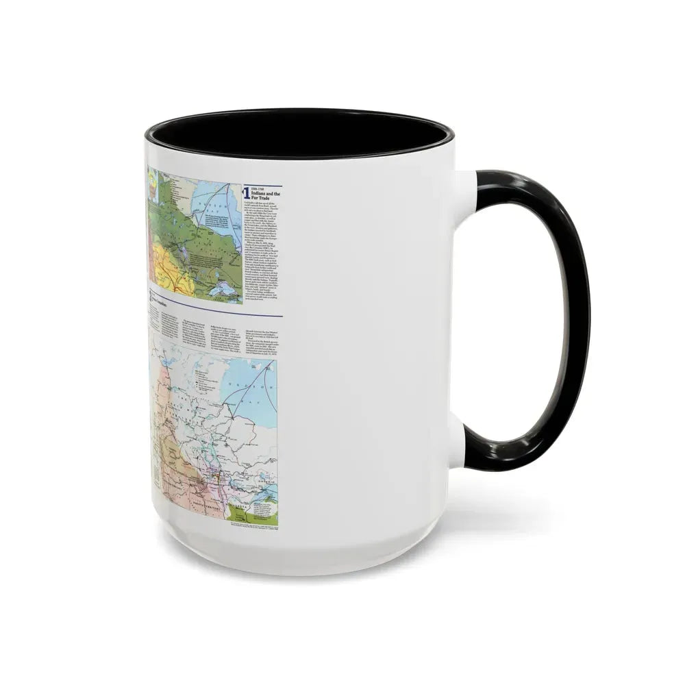 Canada - Prairie Provinces 2 (1995) (Map) Accent Coffee Mug - Go Mug Yourself