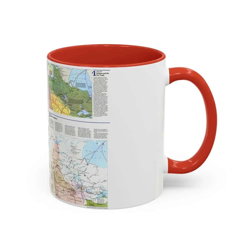 Canada - Prairie Provinces 2 (1995) (Map) Accent Coffee Mug - Go Mug Yourself
