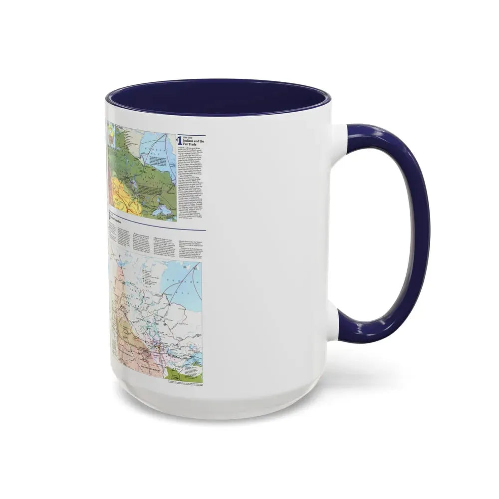 Canada - Prairie Provinces 2 (1995) (Map) Accent Coffee Mug - Go Mug Yourself