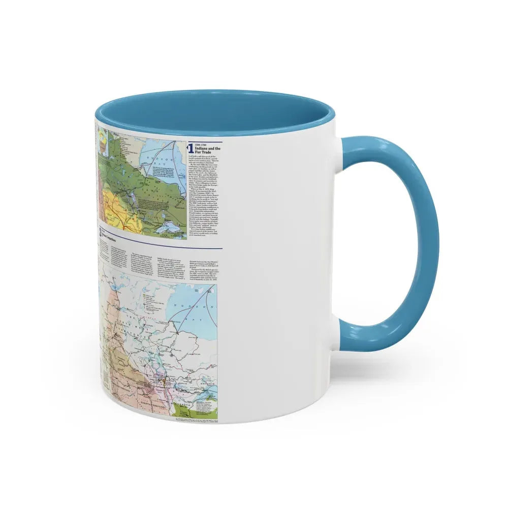 Canada - Prairie Provinces 2 (1995) (Map) Accent Coffee Mug - Go Mug Yourself