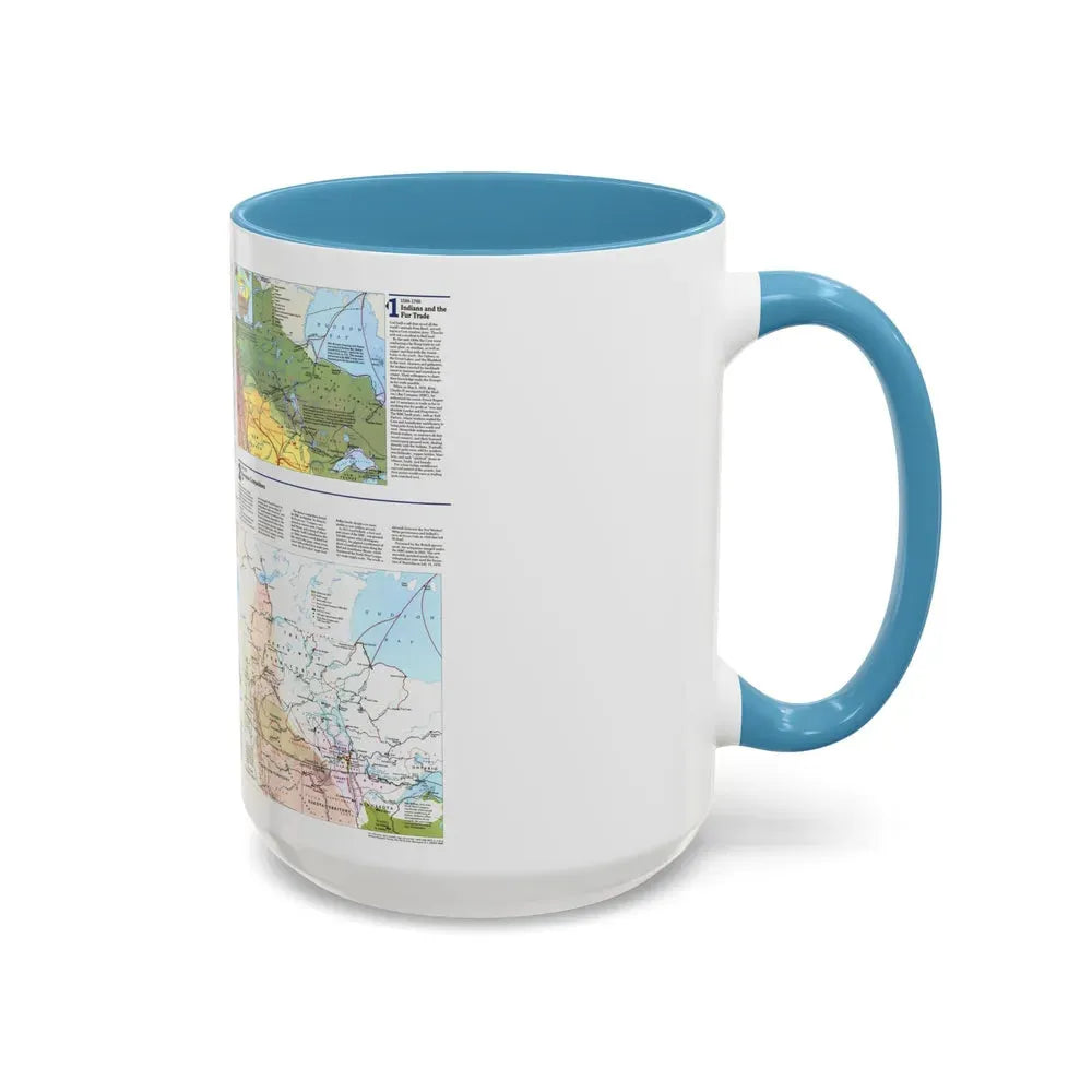 Canada - Prairie Provinces 2 (1995) (Map) Accent Coffee Mug - Go Mug Yourself