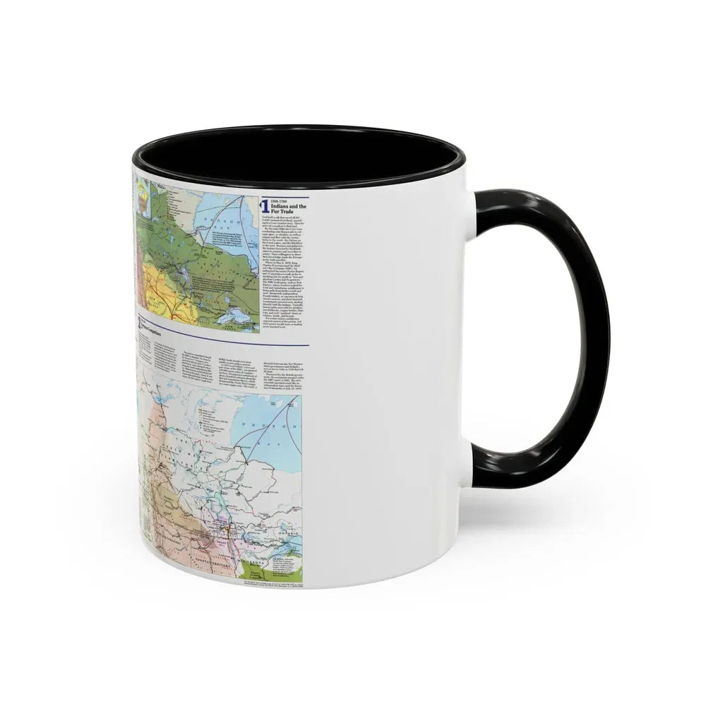 Canada - Prairie Provinces 2 (1995) (Map) Accent Coffee Mug - Go Mug Yourself