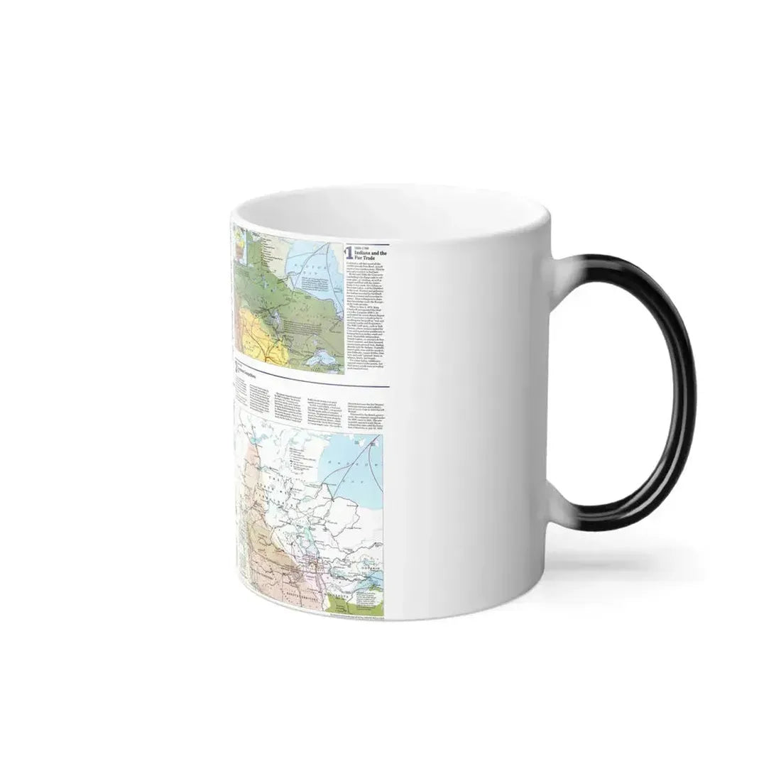 Canada - Prairie Provinces 2 (1995) (Map) Color Changing Mug 11oz - Go Mug Yourself