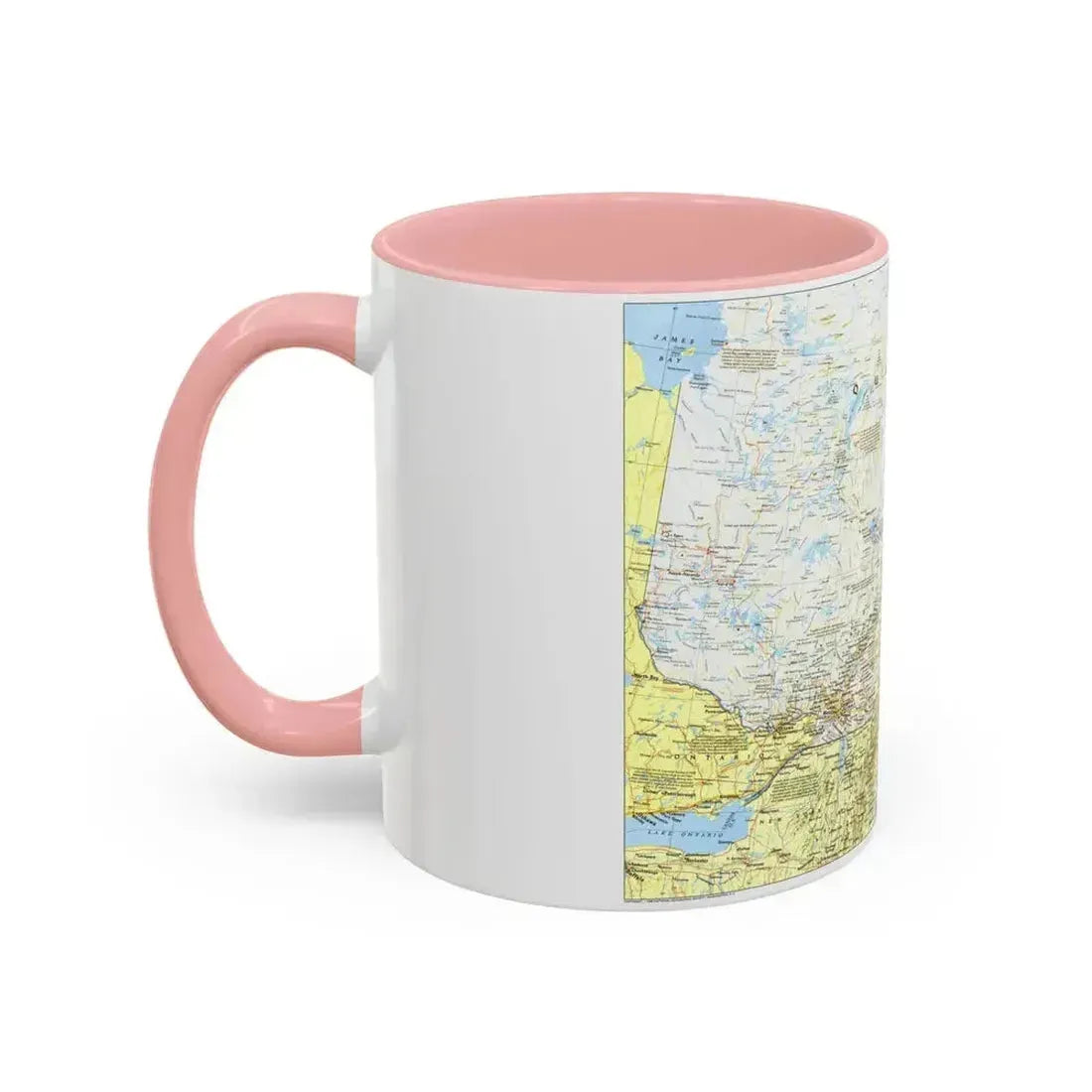 Canada - Quebec 1 (1991) (Map) Accent Coffee Mug - Go Mug Yourself