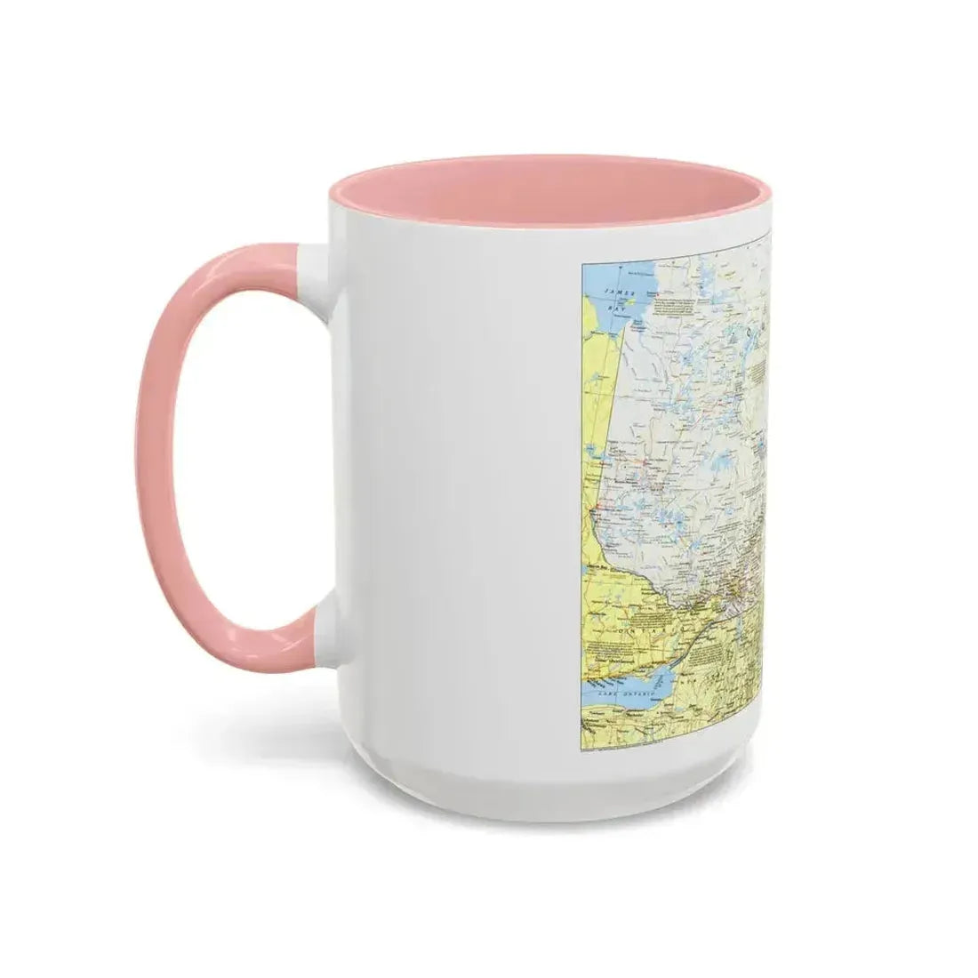 Canada - Quebec 1 (1991) (Map) Accent Coffee Mug - Go Mug Yourself