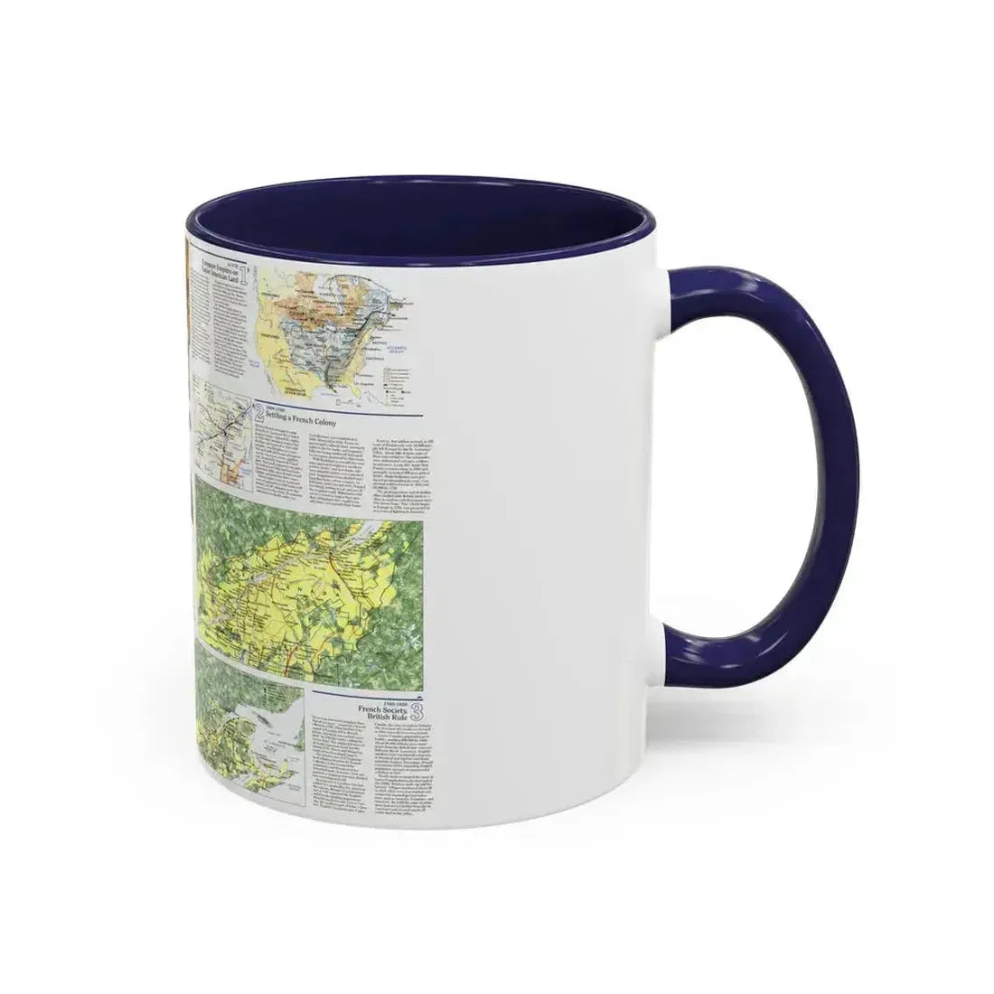 Canada - Quebec 2 (1991) (Map) Accent Coffee Mug - Go Mug Yourself