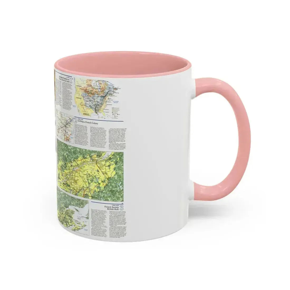 Canada - Quebec 2 (1991) (Map) Accent Coffee Mug - Go Mug Yourself