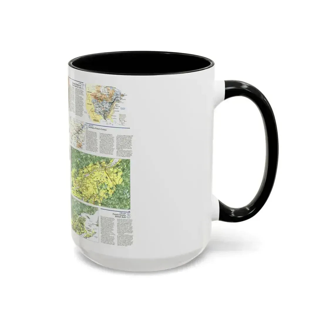 Canada - Quebec 2 (1991) (Map) Accent Coffee Mug - Go Mug Yourself