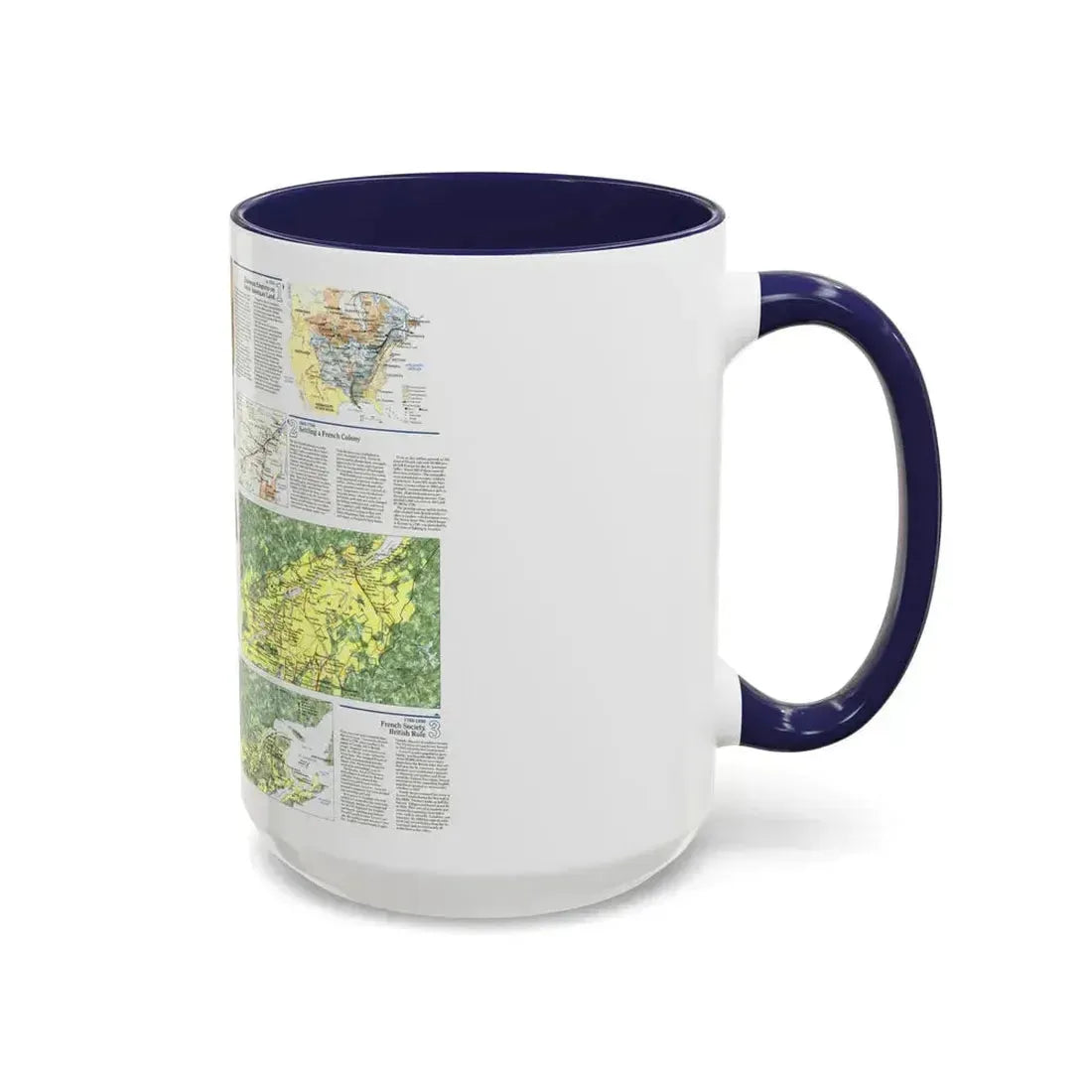 Canada - Quebec 2 (1991) (Map) Accent Coffee Mug - Go Mug Yourself