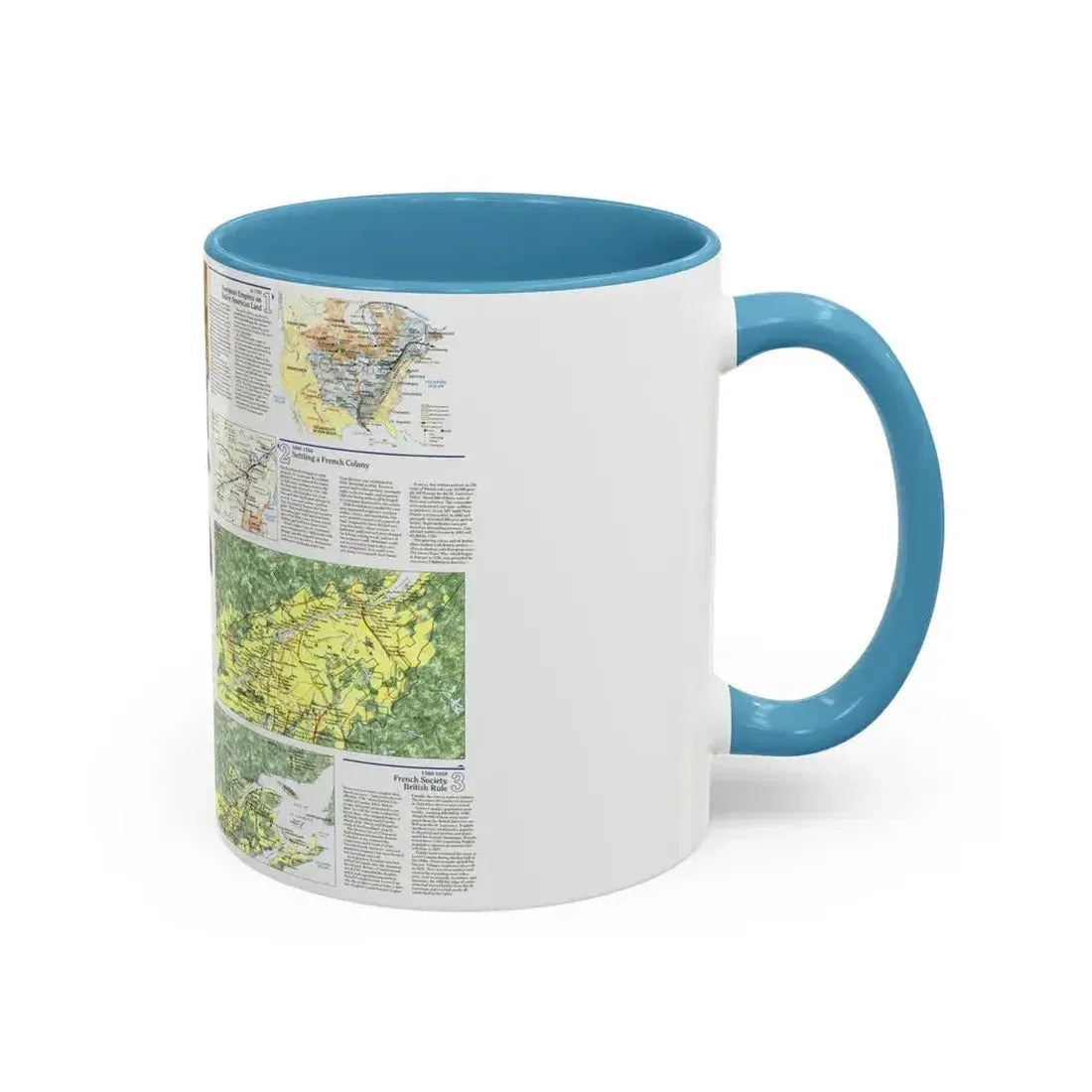 Canada - Quebec 2 (1991) (Map) Accent Coffee Mug - Go Mug Yourself