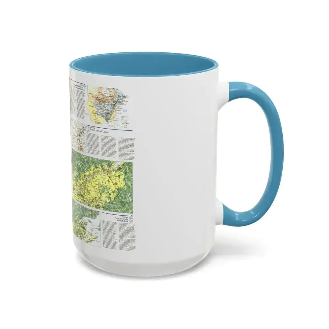 Canada - Quebec 2 (1991) (Map) Accent Coffee Mug - Go Mug Yourself