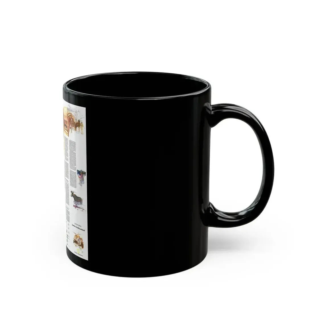 Canada - Quebec-Newfoundland (1980) (Map) Black Coffee Mug - Go Mug Yourself