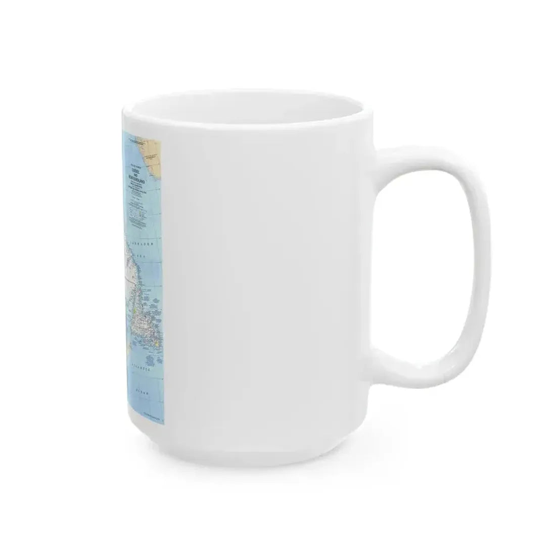 Canada - Quebec & Newfoundland (1980) (Map) White Coffee Mug - Go Mug Yourself