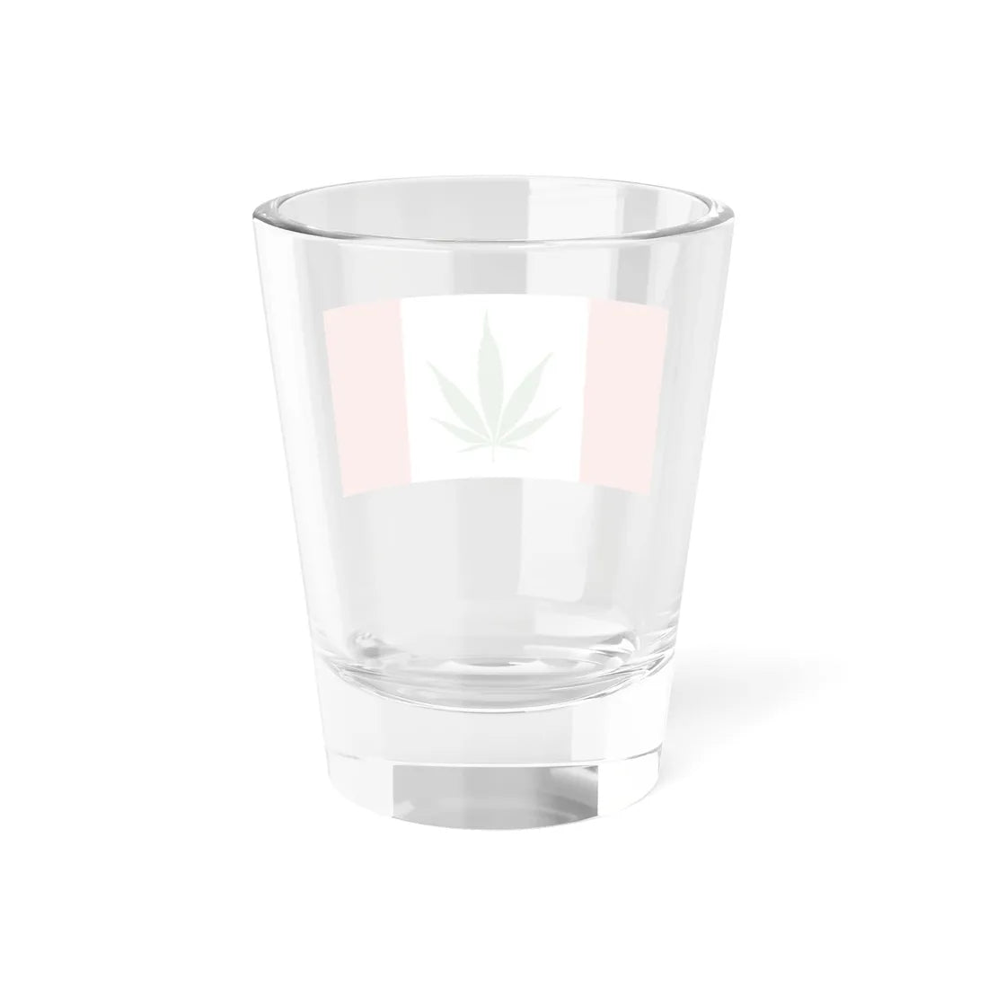 Canada Weed Flag green leaf (Canada) Shot Glass 1.5oz - Go Mug Yourself