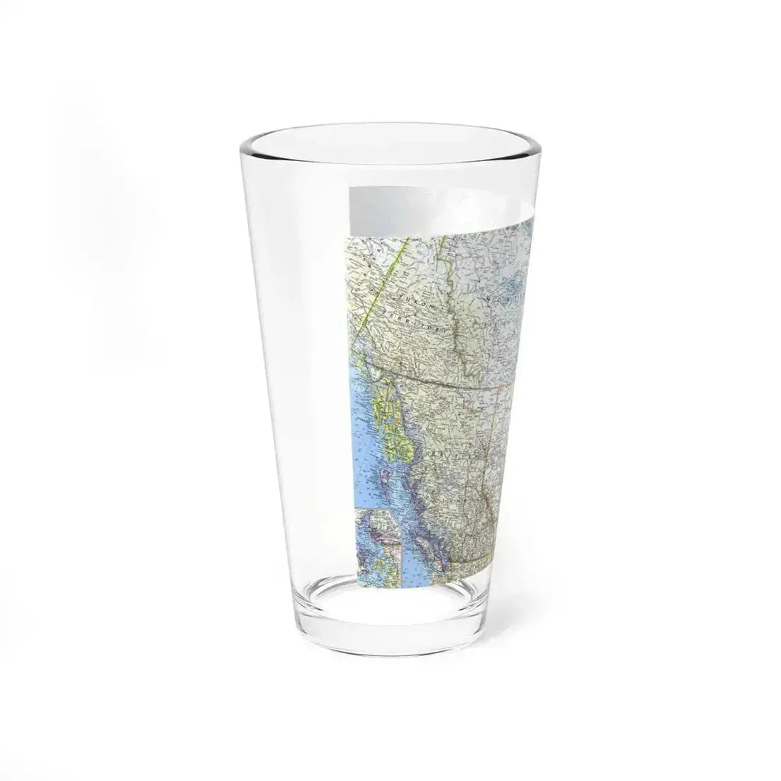 Canada - Western (1966) (Map) Pint Glass 16oz - Go Mug Yourself