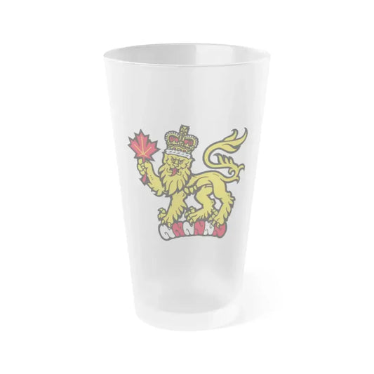 Canadian Crest - Frosted Pint Glass 16oz 16oz Frosted - Go Mug Yourself