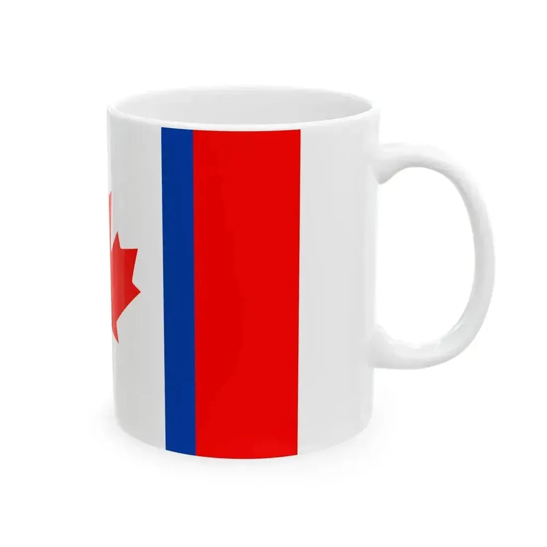 Canadian Duality Flag 3-2 (Canada) White Coffee Mug - Go Mug Yourself