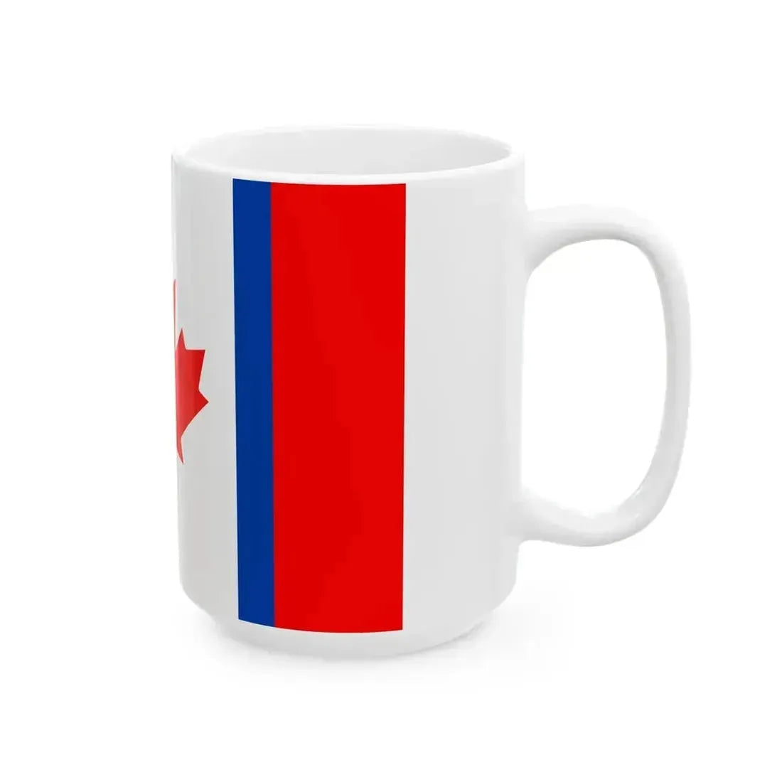 Canadian Duality Flag 3-2 (Canada) White Coffee Mug - Go Mug Yourself