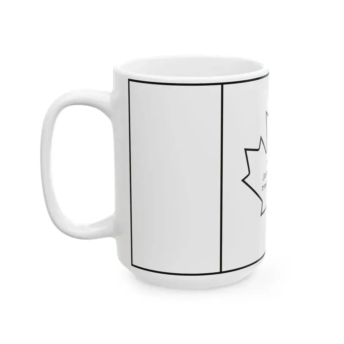 Canadian flag construction sheet-he (Canada) White Coffee Mug - Go Mug Yourself