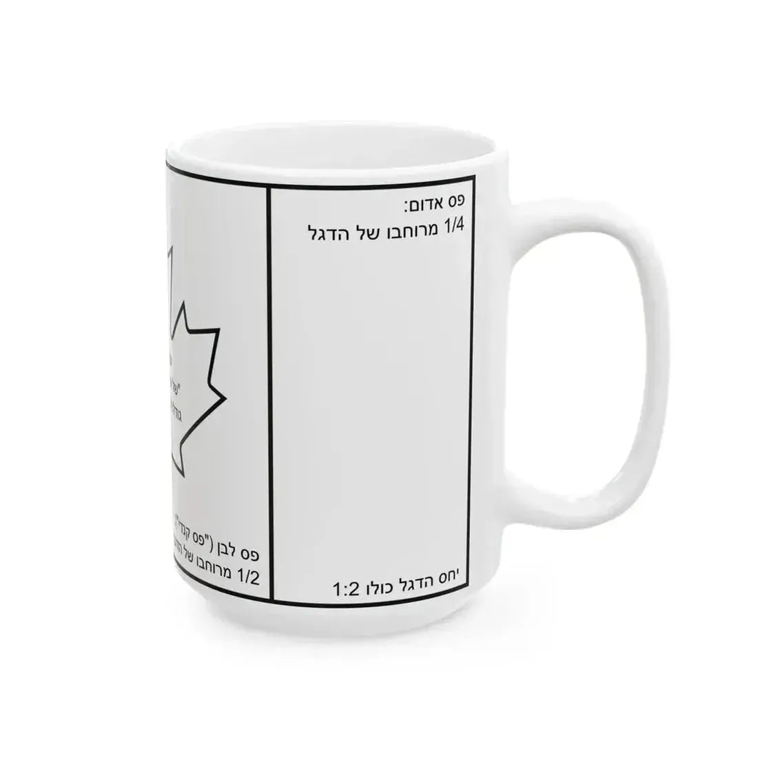 Canadian flag construction sheet-he (Canada) White Coffee Mug - Go Mug Yourself