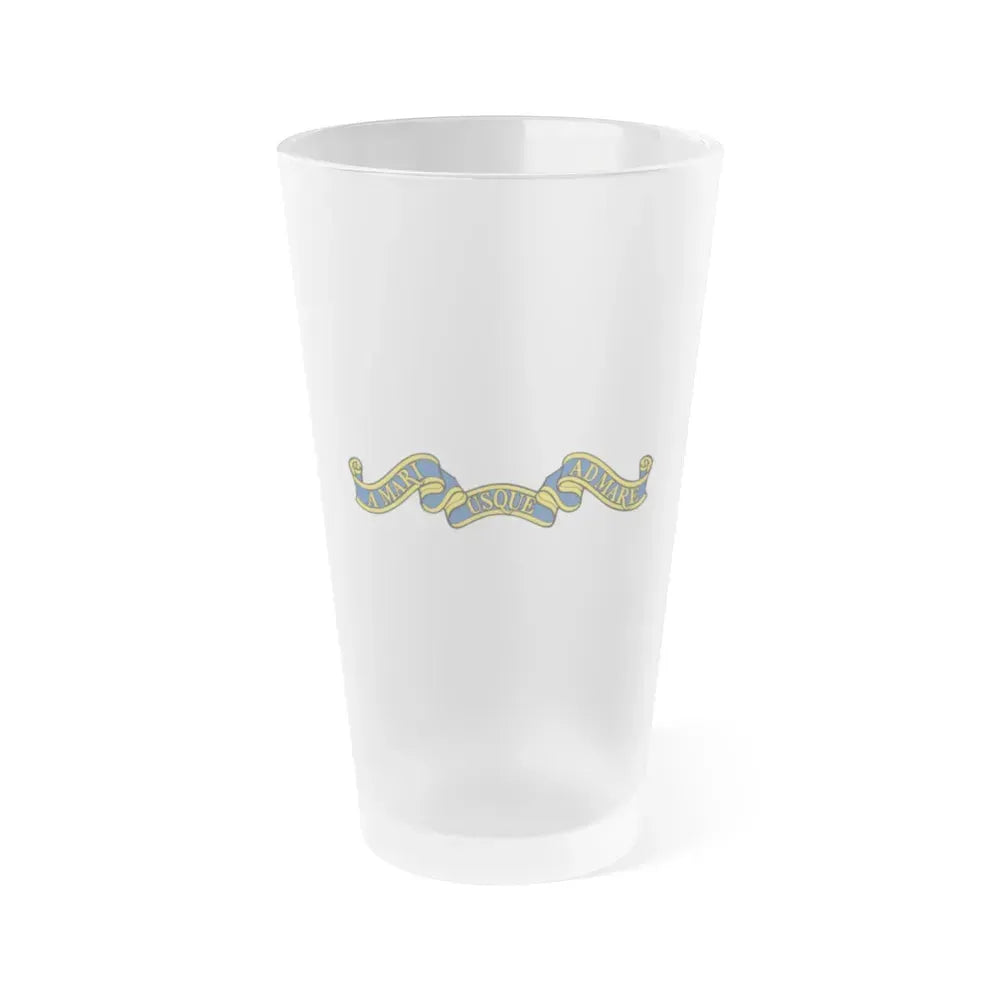 Canadian Motto - Frosted Pint Glass 16oz 16oz Frosted - Go Mug Yourself