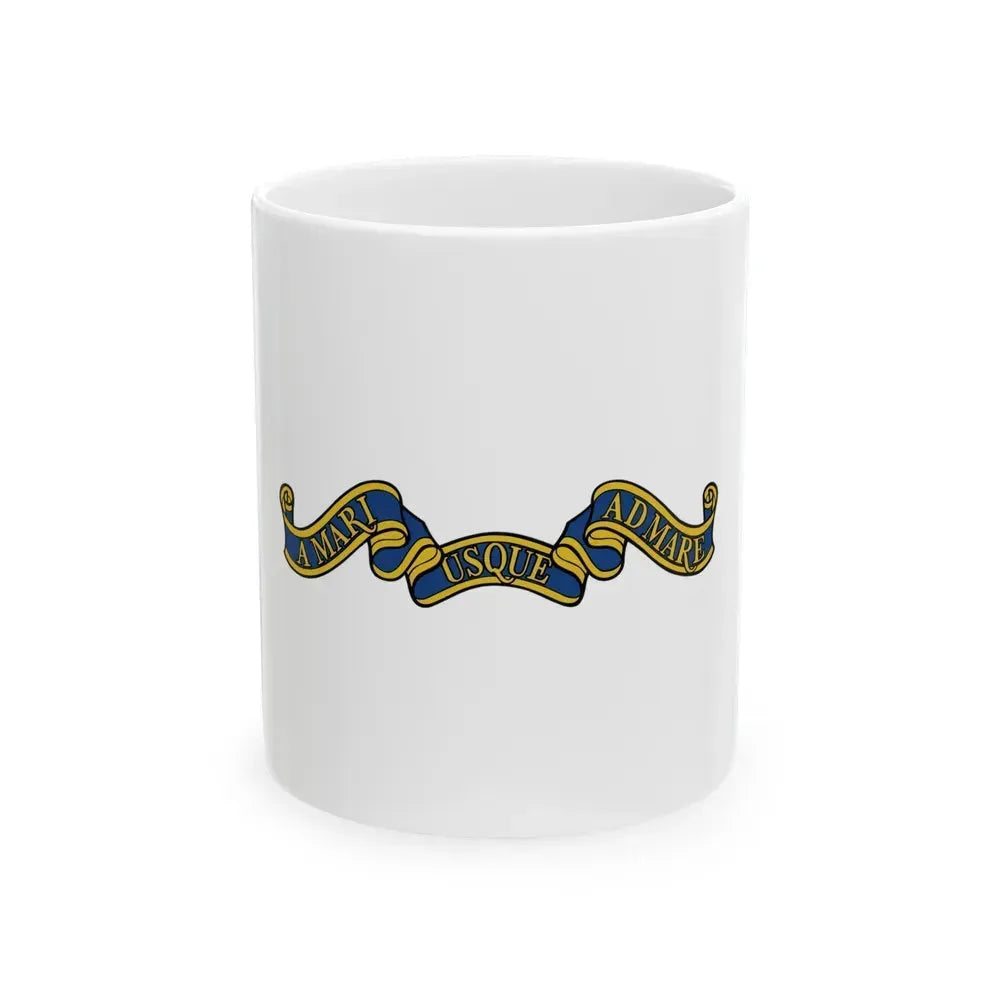 Canadian Motto - White Coffee Mug 11oz - Go Mug Yourself