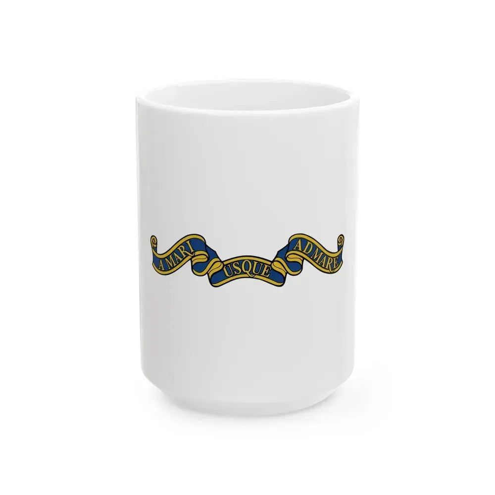 Canadian Motto - White Coffee Mug 15oz - Go Mug Yourself