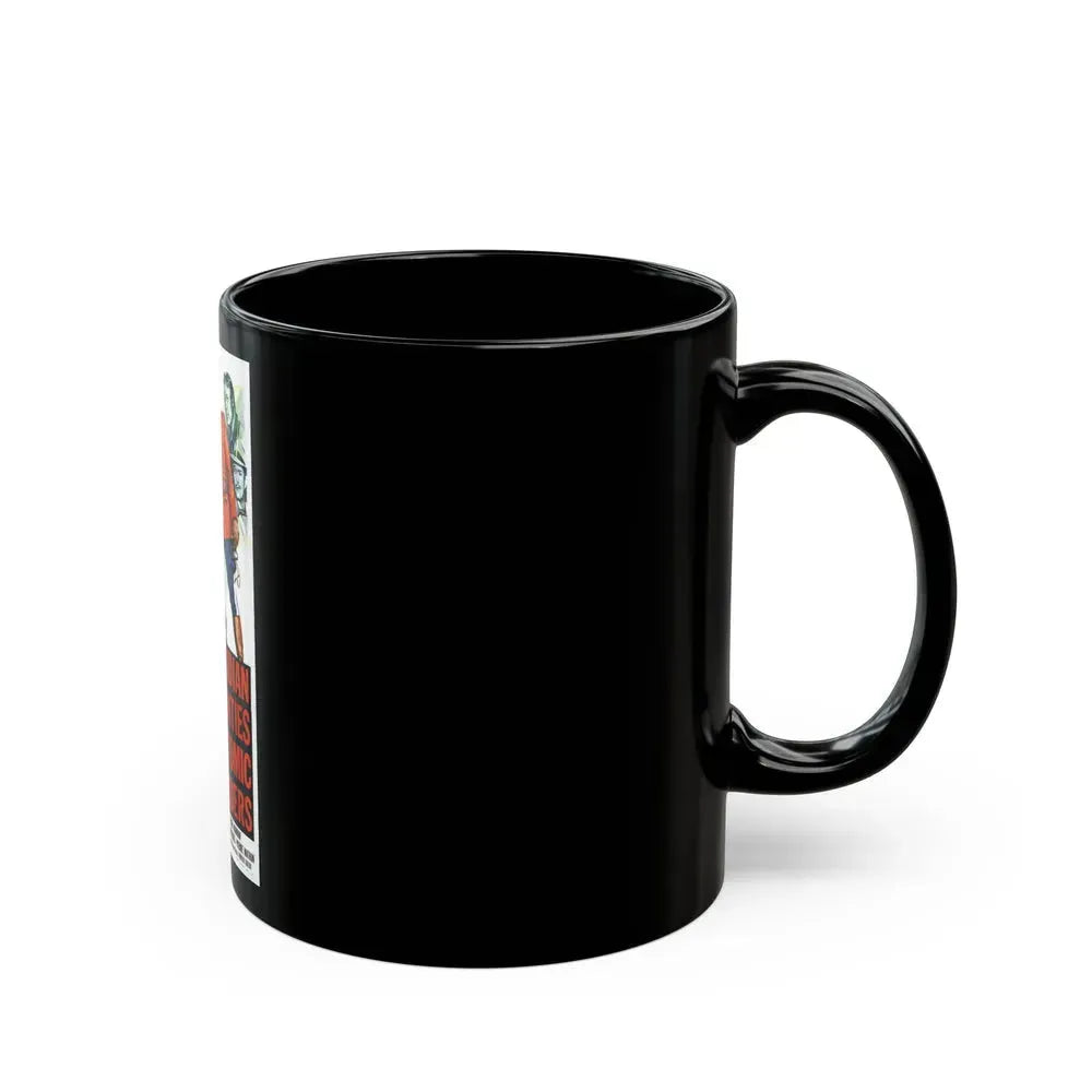 CANADIAN MOUNTIES VS ATOMIC INVADERS 1953 Movie Poster - Black Coffee Mug - Go Mug Yourself