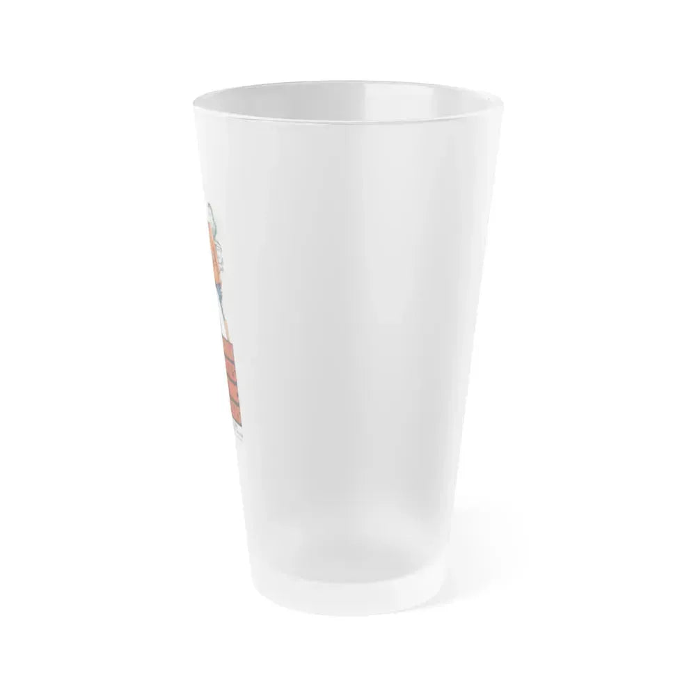 CANADIAN MOUNTIES VS ATOMIC INVADERS 1953 Movie Poster - Frosted Pint Glass 16oz - Go Mug Yourself