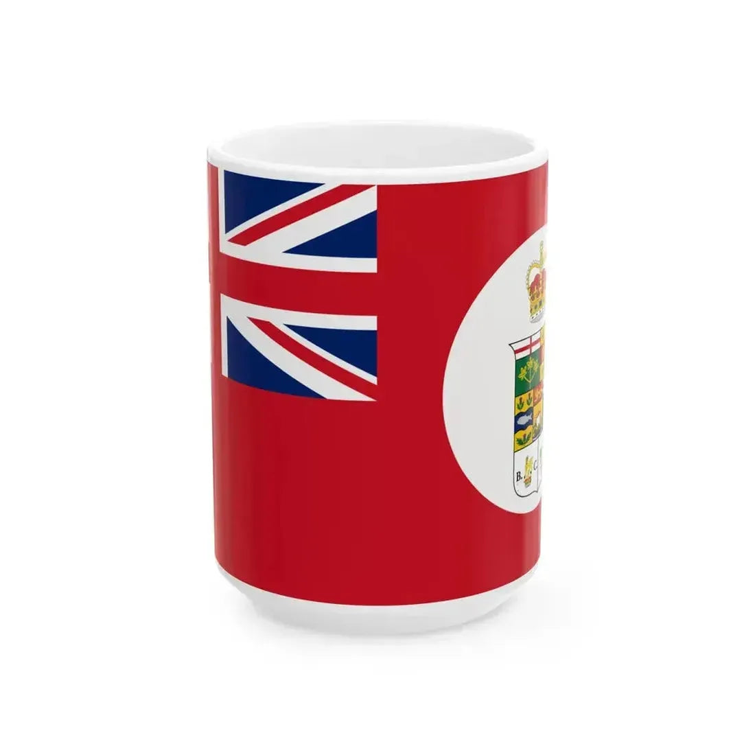 Canadian Red Ensign Crown 1873 2 (Canada) White Coffee Mug 15oz - Go Mug Yourself