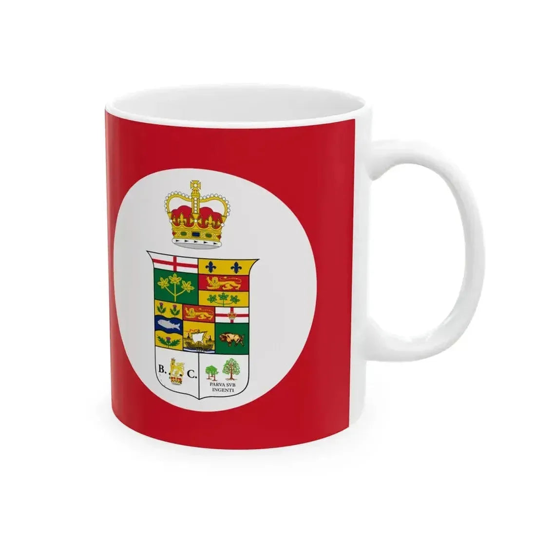 Canadian Red Ensign Crown 1873 2 (Canada) White Coffee Mug - Go Mug Yourself