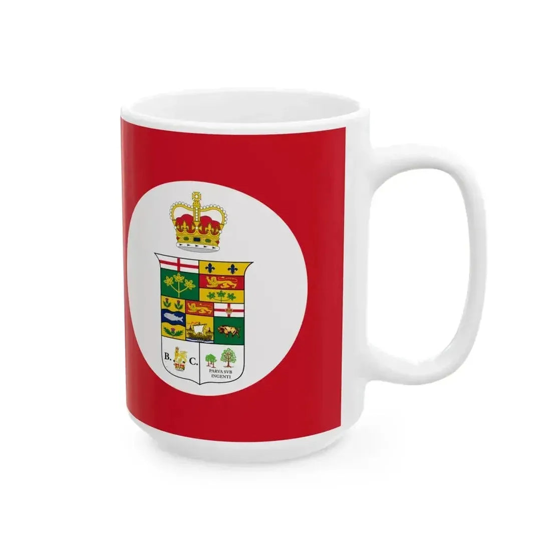 Canadian Red Ensign Crown 1873 2 (Canada) White Coffee Mug - Go Mug Yourself