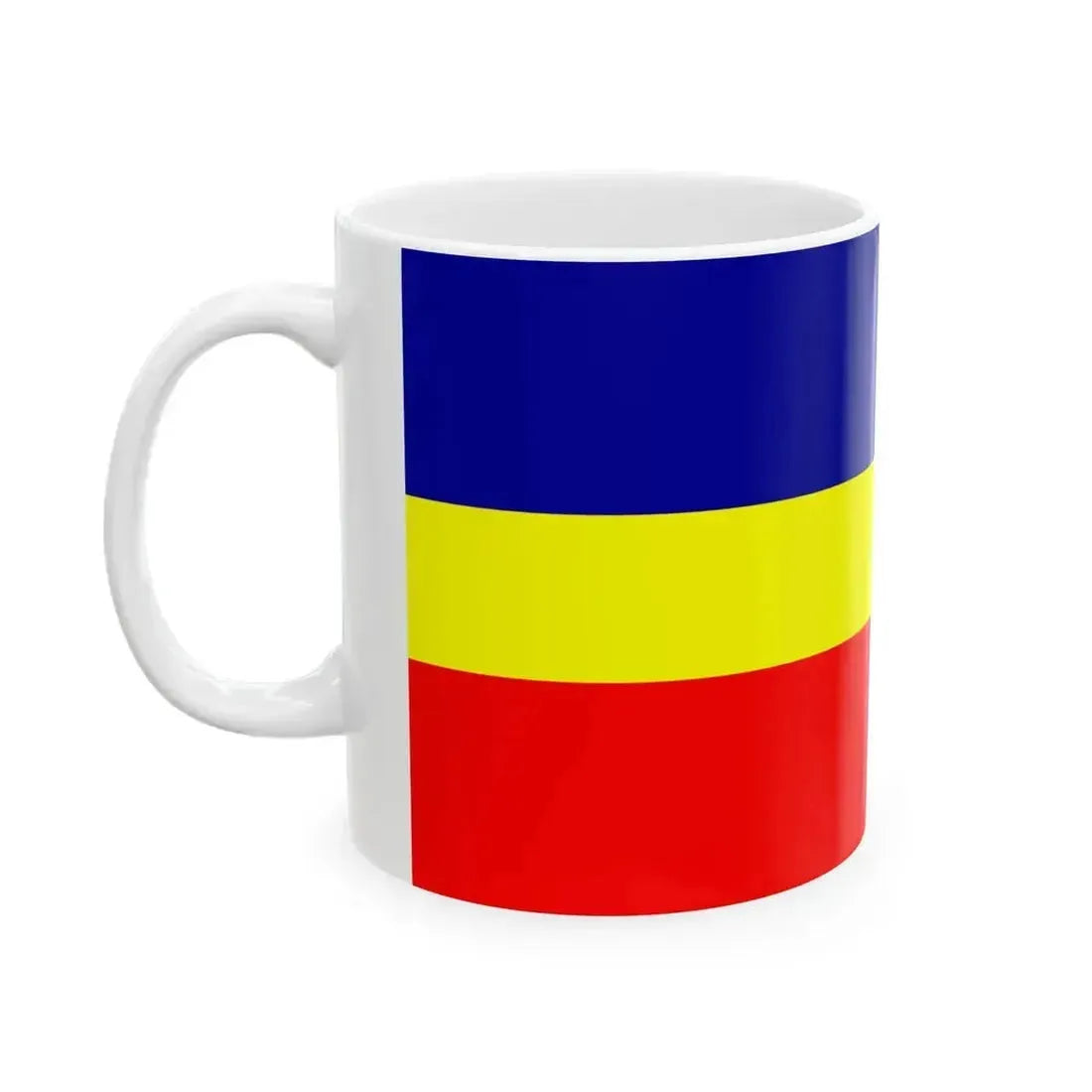 Canar Flag (Ecuador) White Coffee Mug - Go Mug Yourself