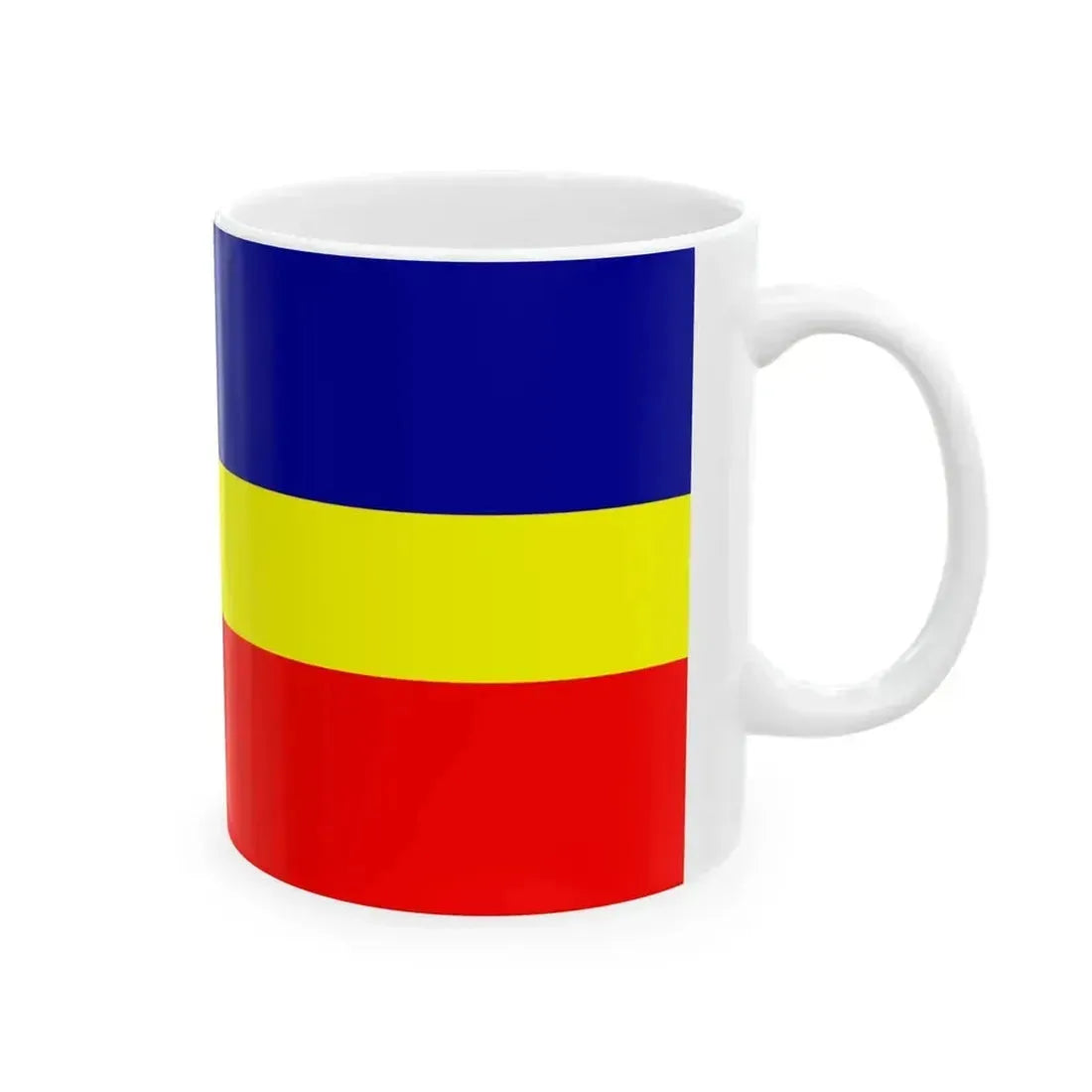 Canar Flag (Ecuador) White Coffee Mug - Go Mug Yourself