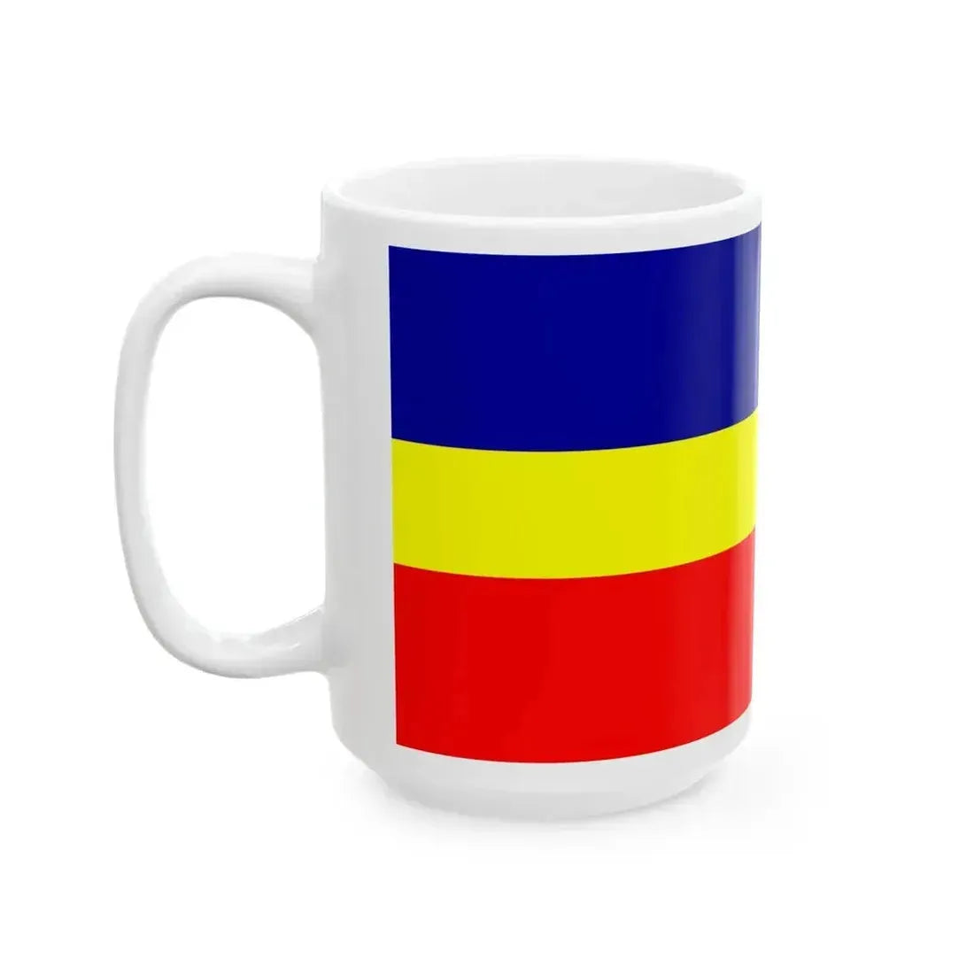 Canar Flag (Ecuador) White Coffee Mug - Go Mug Yourself