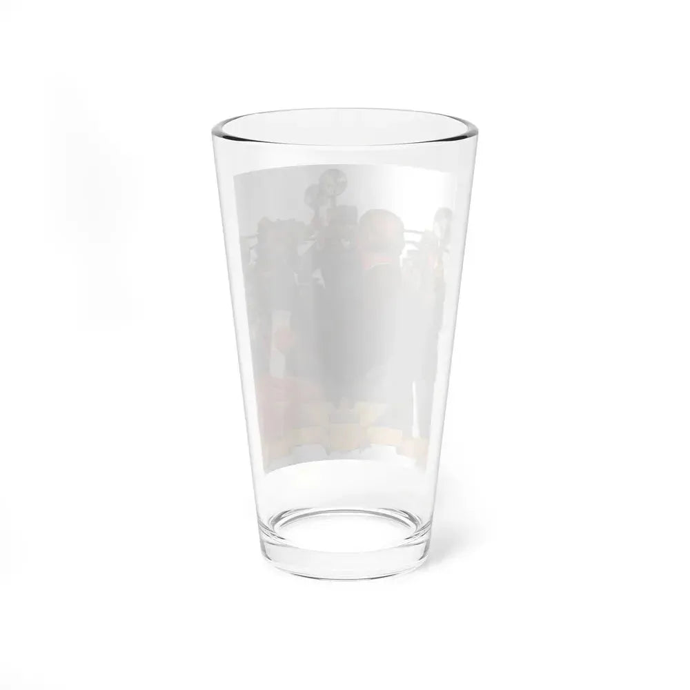 Candidate Voting, The Saturday Evening Post cover, November 7, 1936 (Magazine Illustration) Pint Glass 16oz - Go Mug Yourself