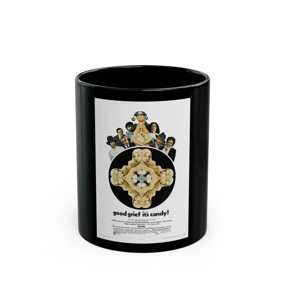 CANDY 1968 Movie Poster - Black Coffee Mug 11oz - Go Mug Yourself