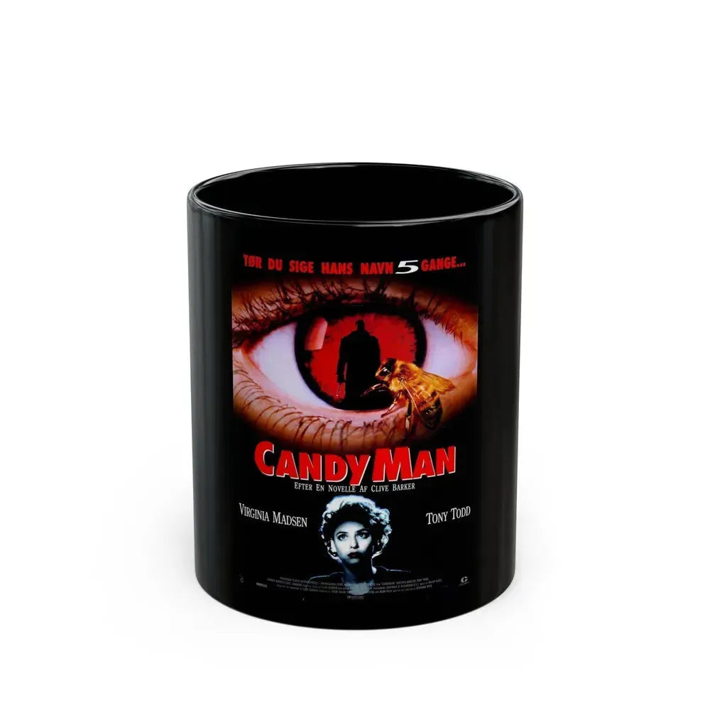 CANDYMAN (DANISH) 1992 Movie Poster - Black Coffee Mug 11oz - Go Mug Yourself