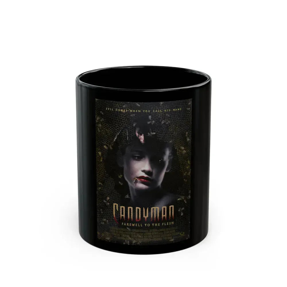 CANDYMAN FAREWELL TO THE FLESH 1995 Movie Poster - Black Coffee Mug 11oz - Go Mug Yourself