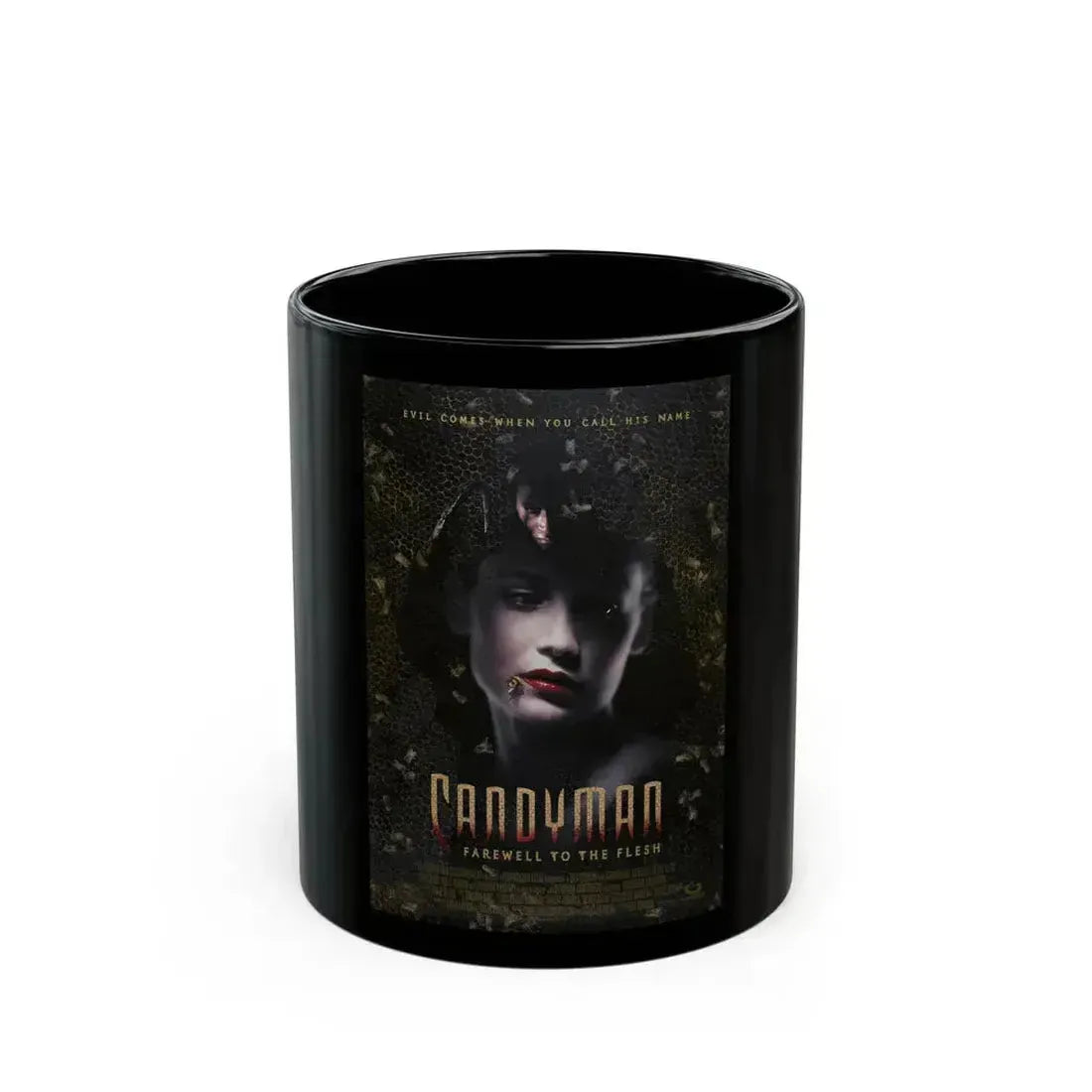 CANDYMAN FAREWELL TO THE FLESH 1995 Movie Poster - Black Coffee Mug 11oz - Go Mug Yourself