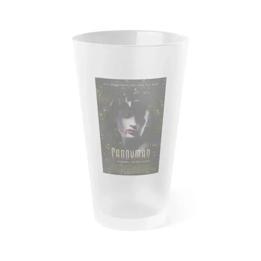 CANDYMAN FAREWELL TO THE FLESH 1995 Movie Poster - Frosted Pint Glass 16oz 16oz Frosted - Go Mug Yourself