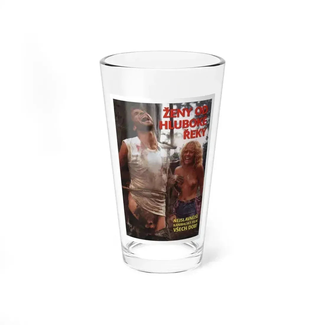 CANNIBAL FEROX (2) 1981 Movie Poster - Pint Glass 16oz 16oz - Go Mug Yourself