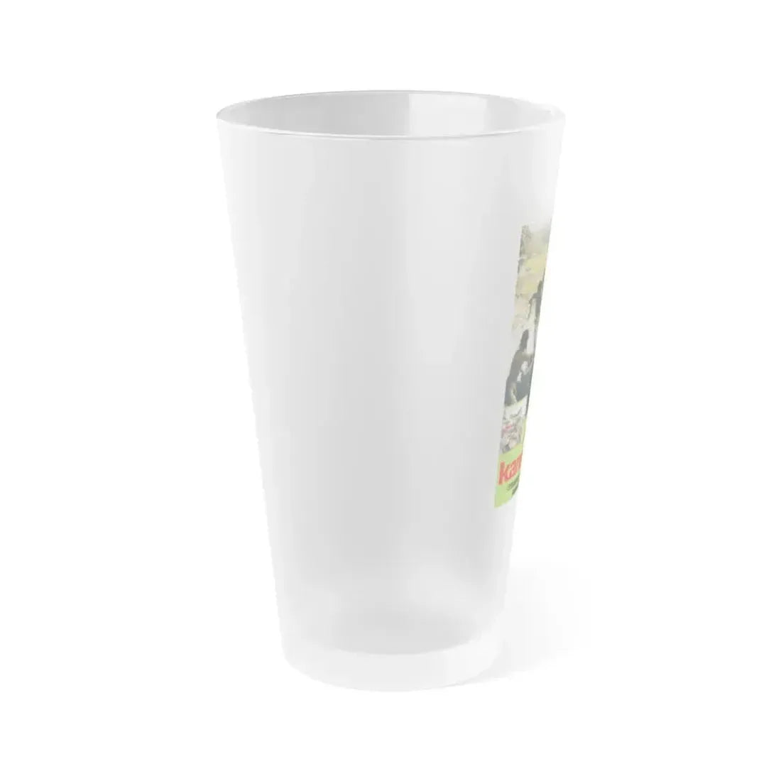 CANNIBAL FEROX (DANISH) 1981 Movie Poster - Frosted Pint Glass 16oz - Go Mug Yourself