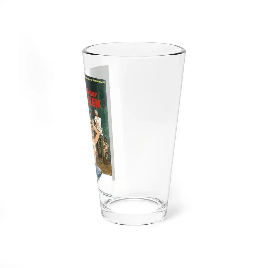 CANNIBAL FEROX (GERMAN) 1981 Movie Poster - Pint Glass 16oz - Go Mug Yourself