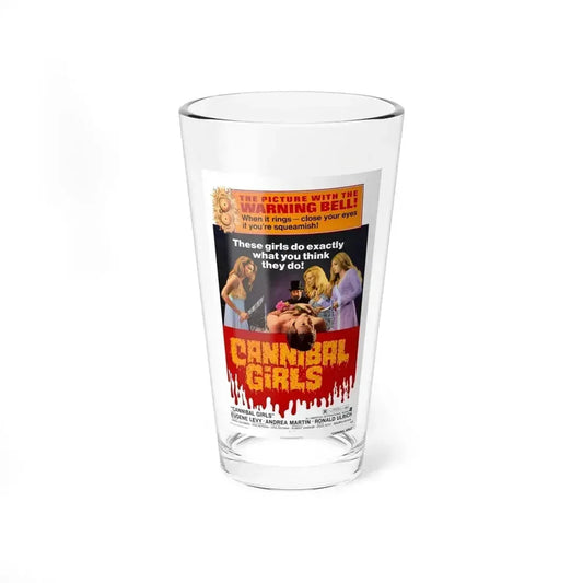 CANNIBAL GIRLS 1973 Movie Poster - Pint Glass 16oz 16oz - Go Mug Yourself
